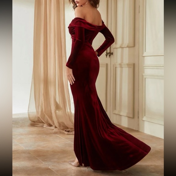 Luxe  party formal evening gown dress - Picture 2 of 8